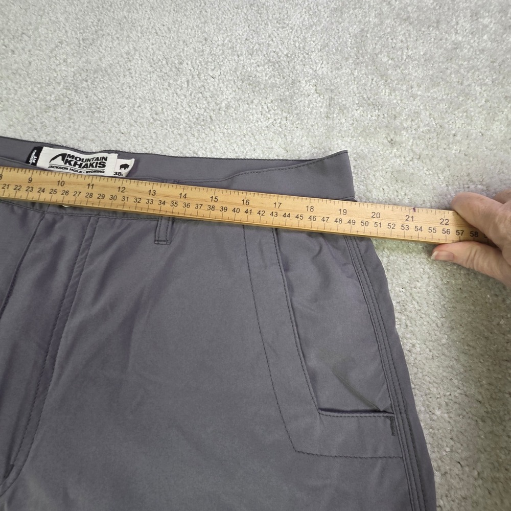 Mountain Khakis Mulligan Shorts Mens 38x10 Classic Fit Grey Performance Stretch - Picture 6 of 9